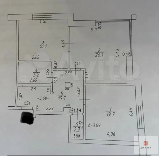 Продажа квартиры, Казань, пр-кт. Альберта Камалеева - Фото 13