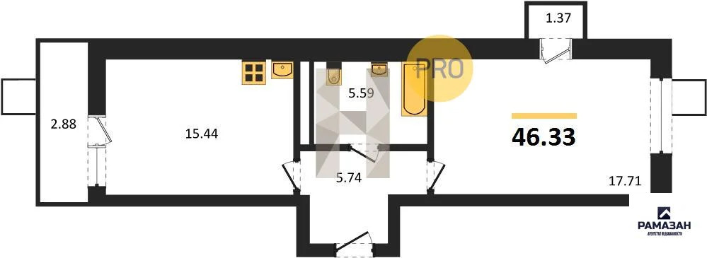 Продажа квартиры в новостройке, Казань, м. Горки, ул. Патриса Лумумбы - Фото 1