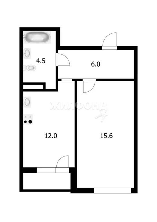 Продажа квартиры, Новосибирск, имени генерал-майора А.Н. Рожкина - Фото 10