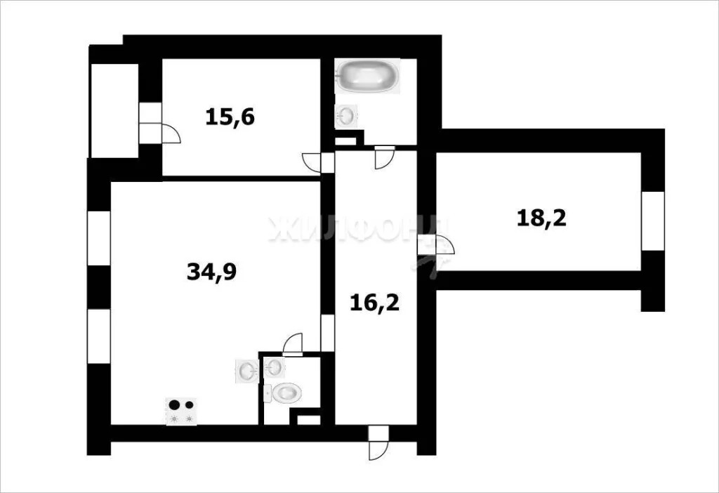 Продажа квартиры, Новосибирск, Адриена Лежена - Фото 28