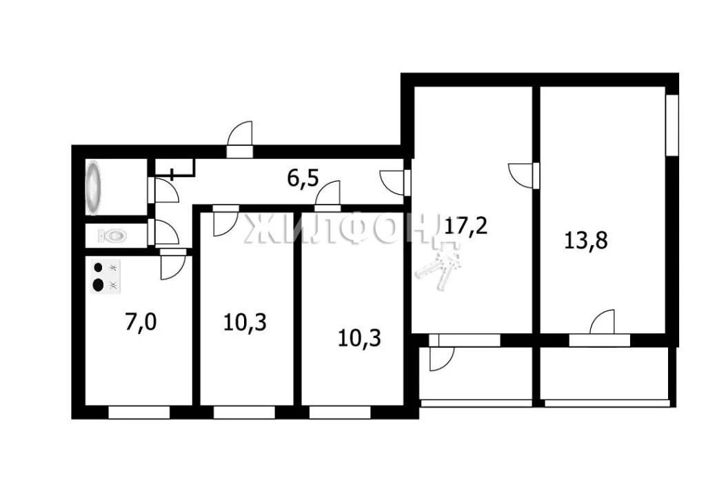 Продажа квартиры, Новосибирск, ул. Зорге - Фото 18