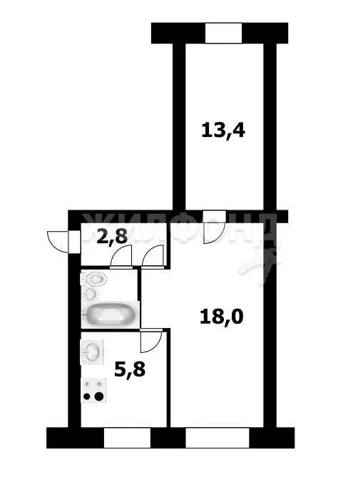 Продажа квартиры, Новосибирск, Сибиряков-Гвардейцев пл. - Фото 20