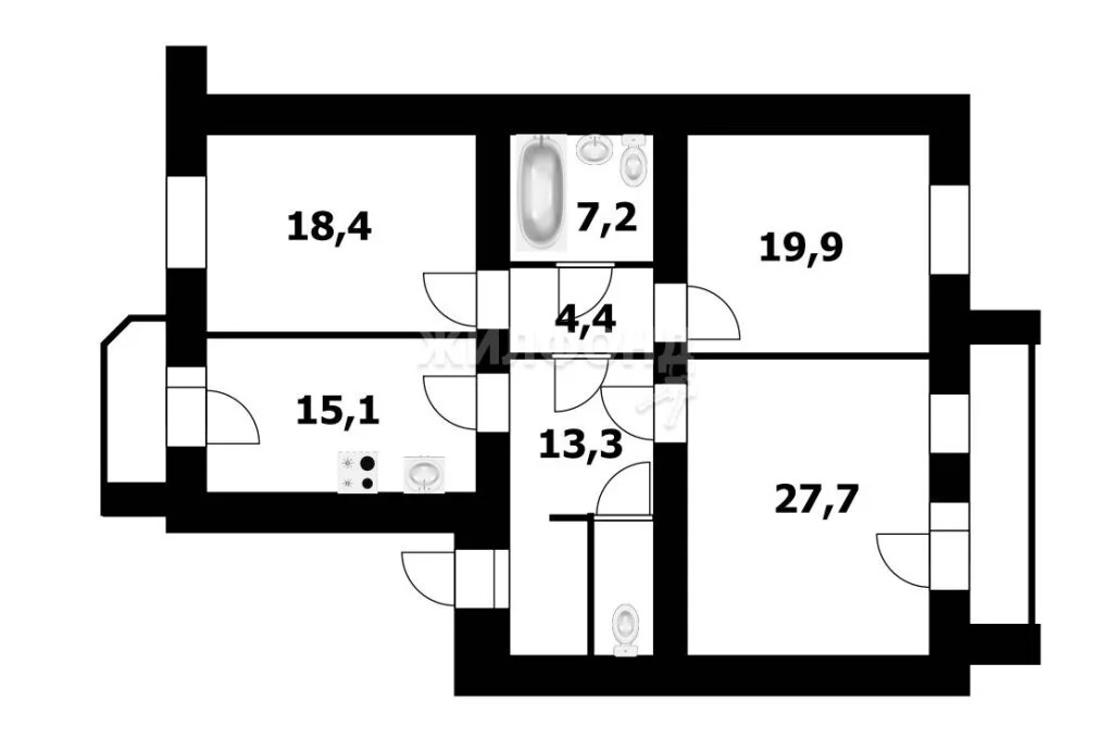 Продажа квартиры, Новосибирск, ул. Толстого - Фото 15