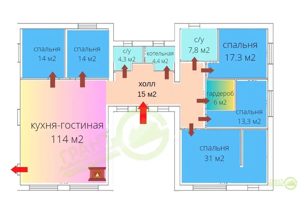 новый 6-комнатный коттедж под ключ в комсомольский - Фото 2