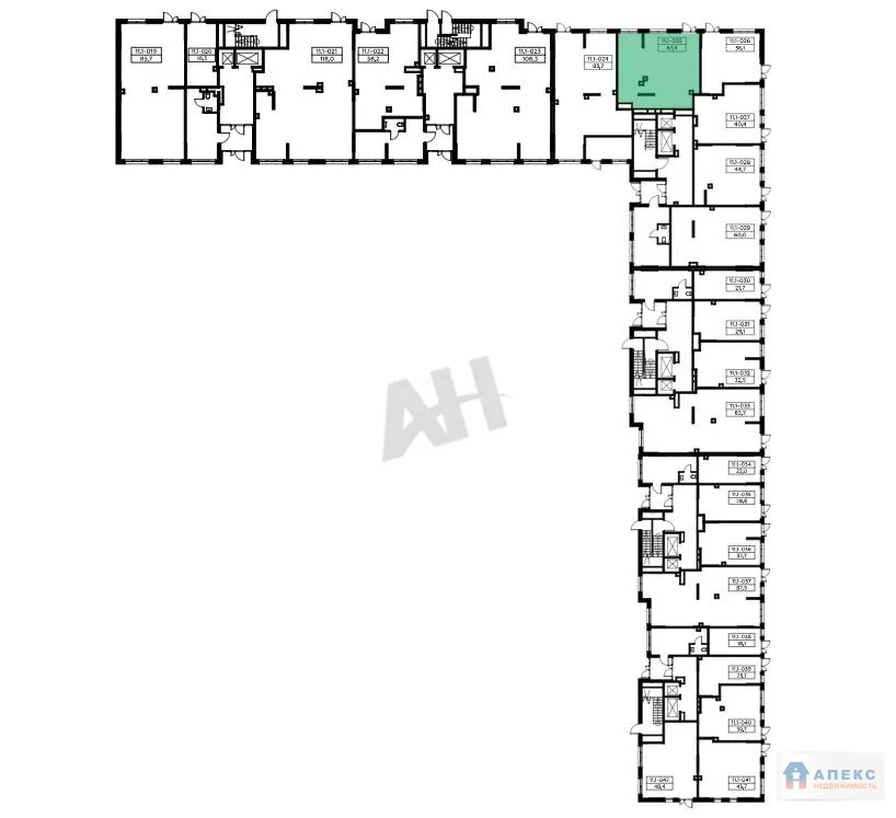 Продажа помещения (ПСН) пл. 67 м2 под аптеку, банк, бытовые услуги, ... - Фото 1