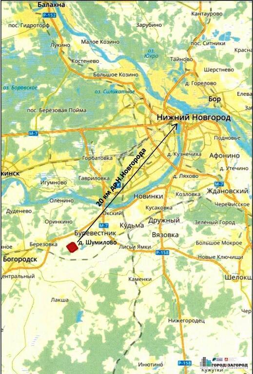 Карта горбатова нижегородской области