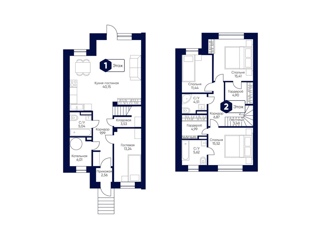 Коттедж 153.18 м2 на участке 1.85 сот. - Фото 2