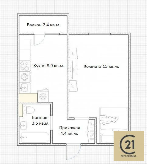 Продажа квартиры, Марусино, Люберецкий район, улица Заречная - Фото 1