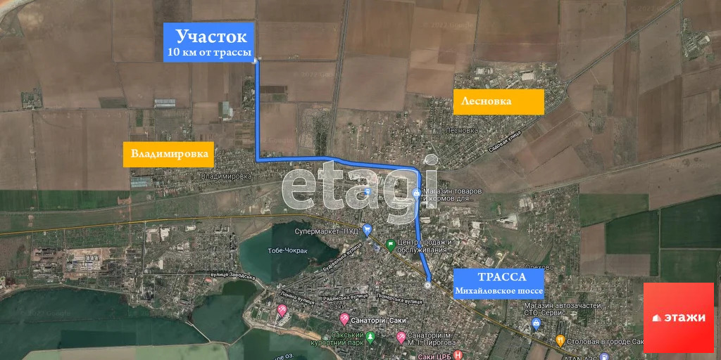 Продажа участка, Лесновка, Сакский район - Фото 3
