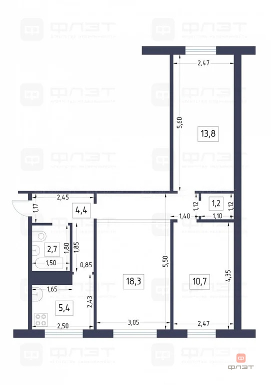 Продажа квартиры, Высокая Гора, Высокогорский район, ул. Юбилейная - Фото 30