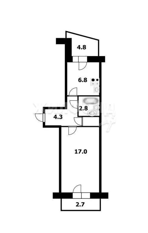 Продажа квартиры, Новосибирск, ул. Чемская - Фото 12