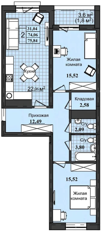 Продажа квартиры в новостройке, Оренбург, Загородное ш. - Фото 5