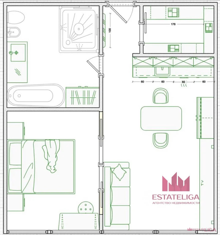 Продажа квартиры, 1-й Красногвардейский проезд - Фото 12