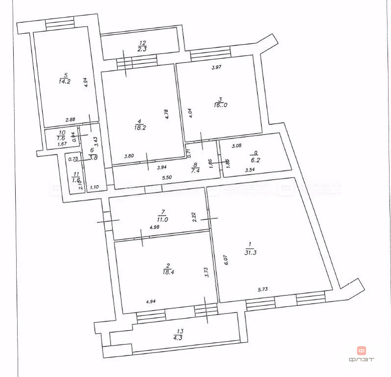 Продажа квартиры, Казань, ул. Академика Губкина - Фото 3