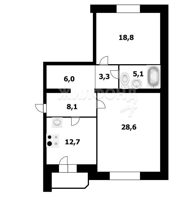 Продажа квартиры, Новосибирск, ул. Немировича-Данченко - Фото 12