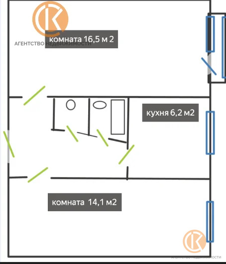 Продажа квартиры, Симферополь, ул. Д.И.Ульянова - Фото 1