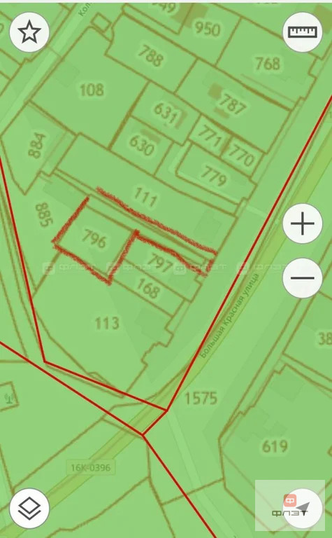 Продажа участка, Высокая Гора, Высокогорский район, ул. Б.Красная - Фото 6