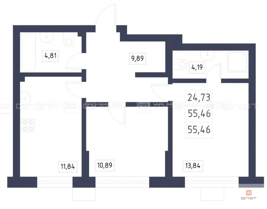 Продажа квартиры в новостройке, Казань, ул. Владимира Кулагина - Фото 5