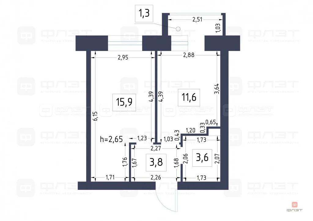 Продажа квартиры, Царево, Пестречинский район, ул. Петра Гаврилова - Фото 5