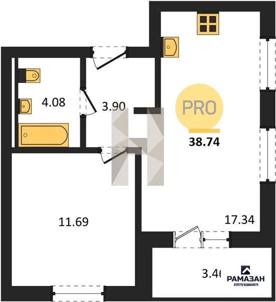 Продажа квартиры в новостройке, Казань, м. Козья слобода, ул. ... - Фото 1