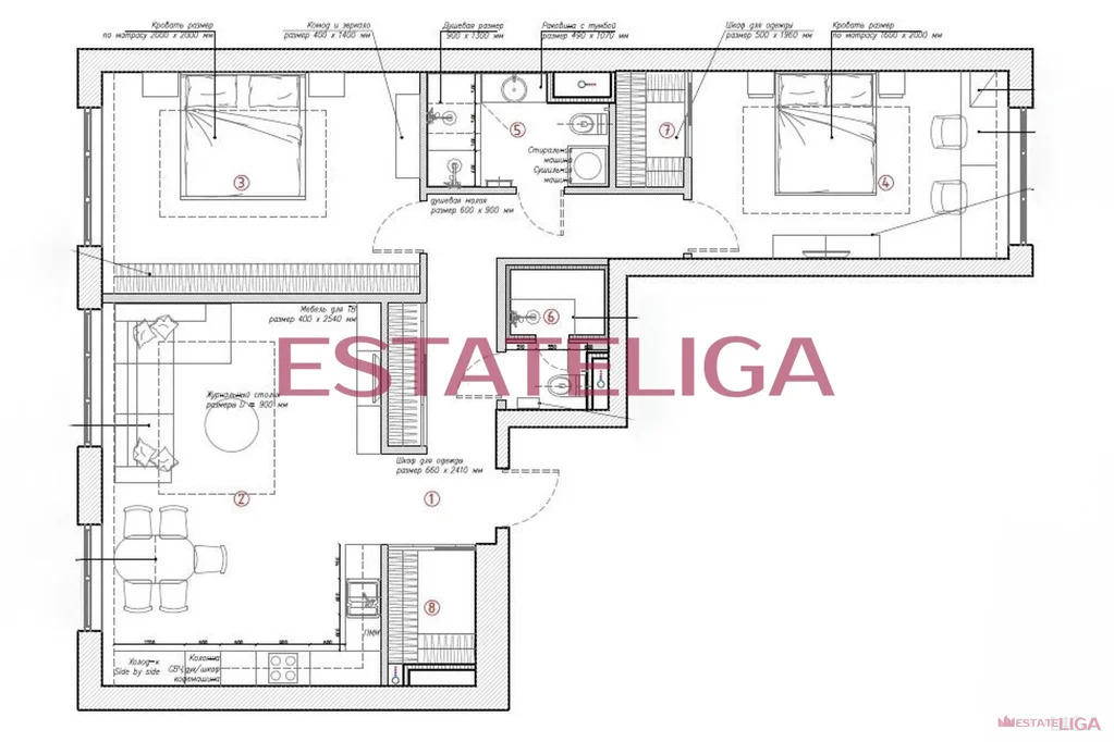 Аренда квартиры, Багратионовский проезд - Фото 2