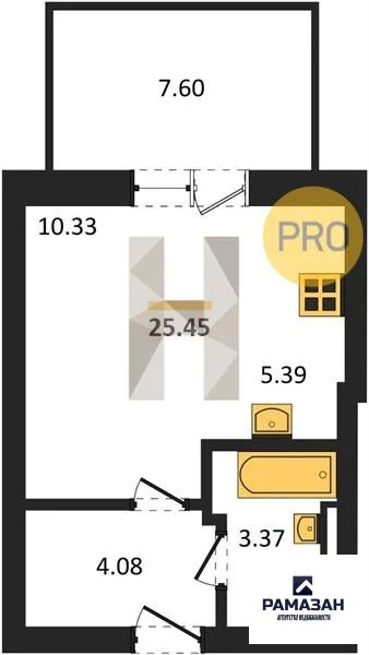 Продажа квартиры в новостройке, Усады, Лаишевский район, Усады село - Фото 1