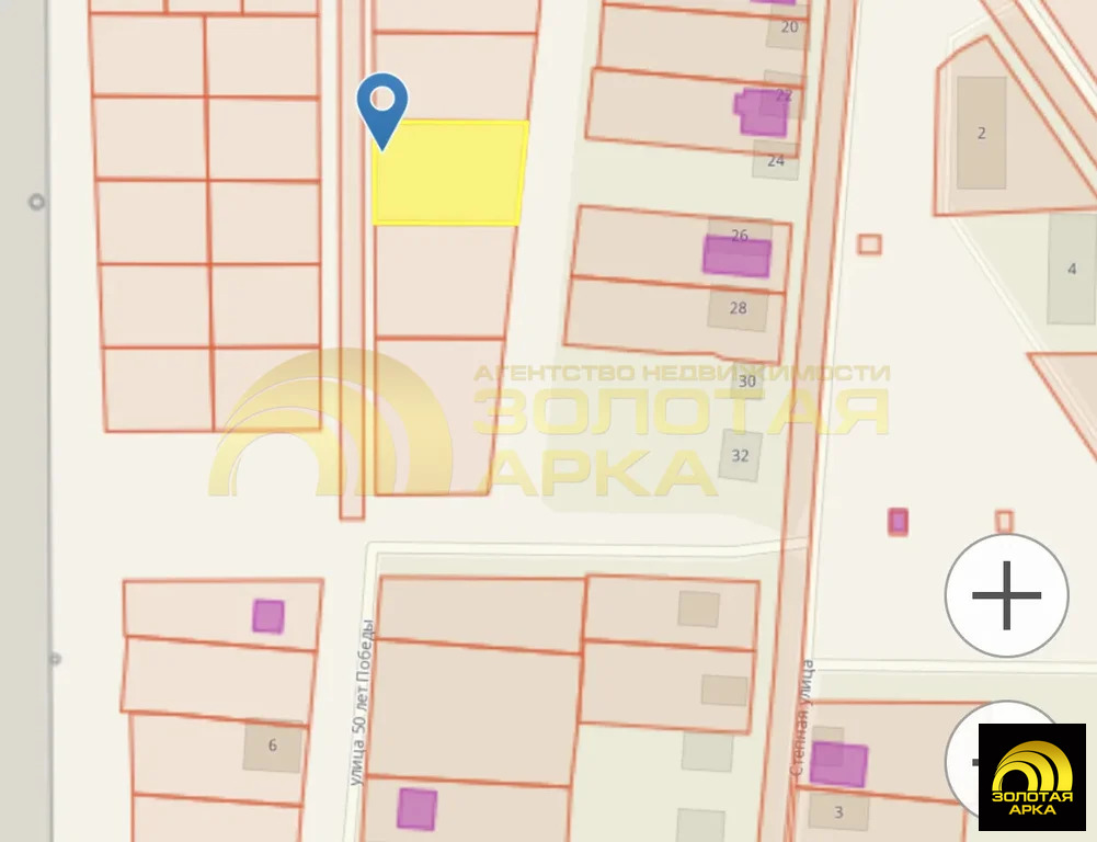 Продажа участка, Октябрьский, Красноармейский район, ул. 50 лет Победы - Фото 2