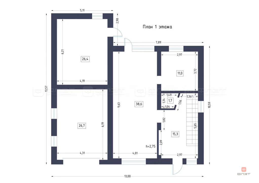 Продажа дома, Куюки, Пестречинский район, Ул. 30-й Квартал - Фото 37