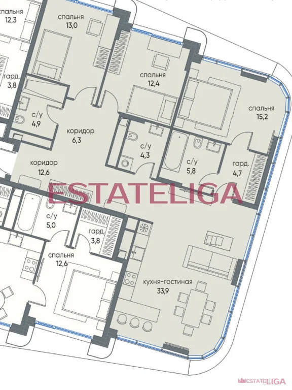 Продажа квартиры в новостройке, Проектируемый проезд № 1078 - Фото 7