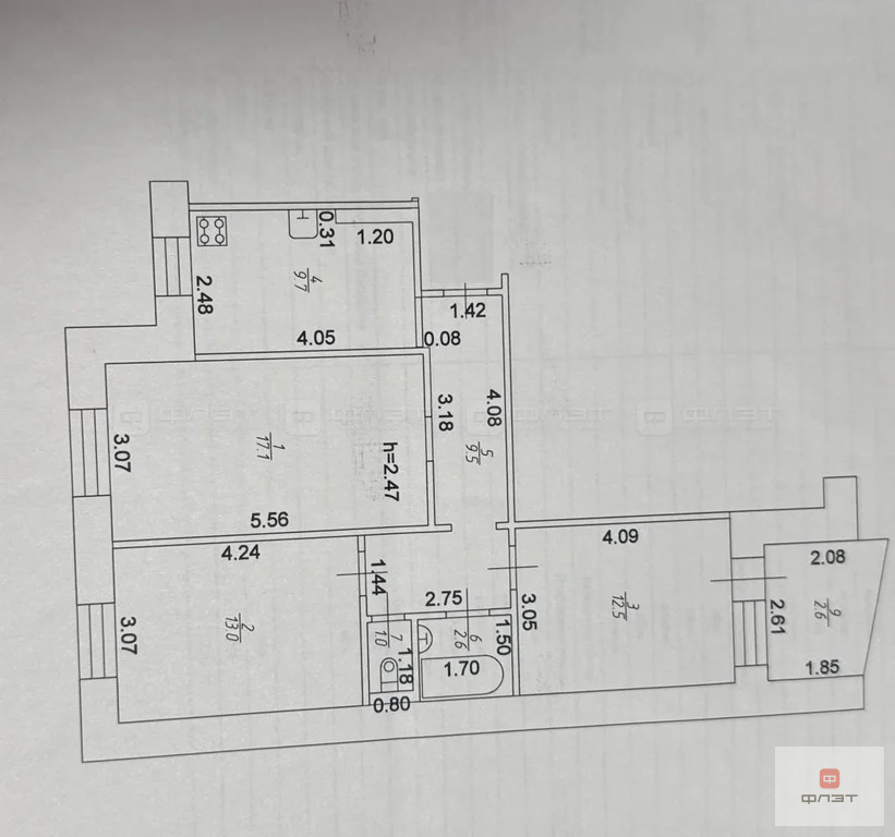 Продажа квартиры, Казань, ул. Четаева - Фото 14