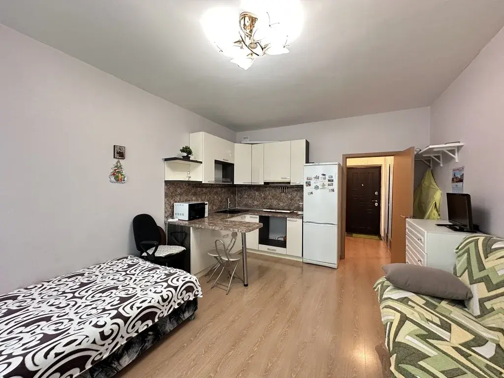 Квартира-студия, 26 м 13/22 этаж - Фото 1