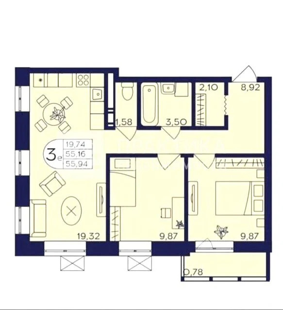 Продажа квартиры, Балашиха, Балашиха г. о., улица Корнилаева - Фото 17