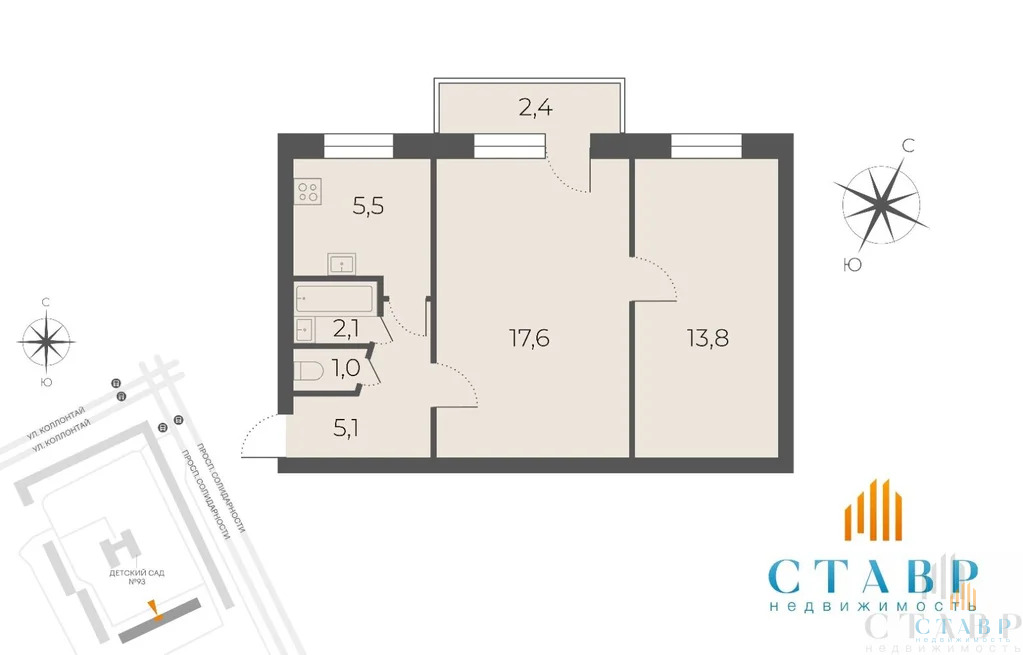 Продажа квартиры, м. Проспект Большевиков, Солидарности пр-кт. - Фото 18