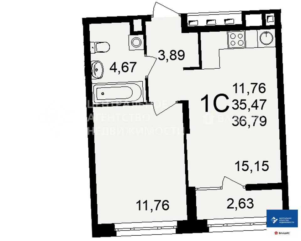 Продажа квартиры, Рязань, жилой комплекс Аура - Фото 11