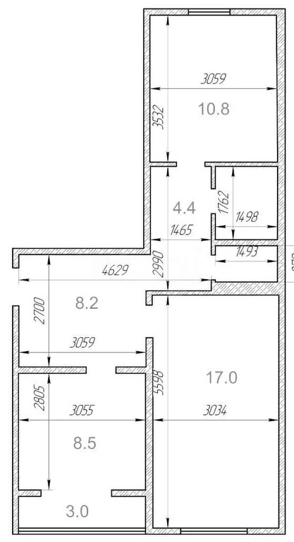 Продажа квартиры, Быково, Подольский район, Московская улица - Фото 3