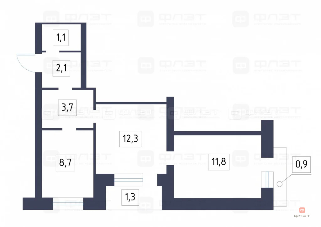 Продажа квартиры, Высокая Гора, Высокогорский район, ул. Полковая - Фото 15