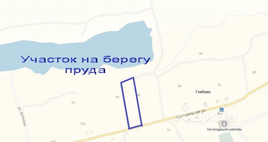 Курск глебово карта