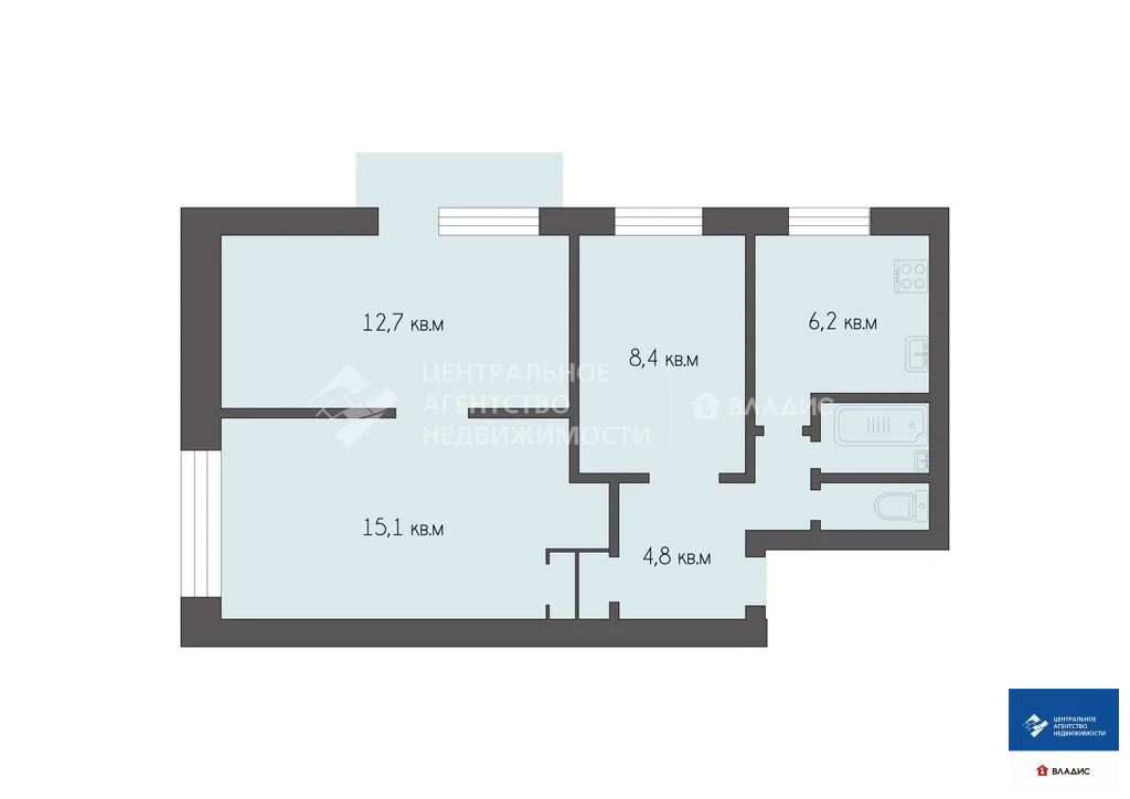 Продажа квартиры, Рязань, улица 4-я Линия - Фото 18