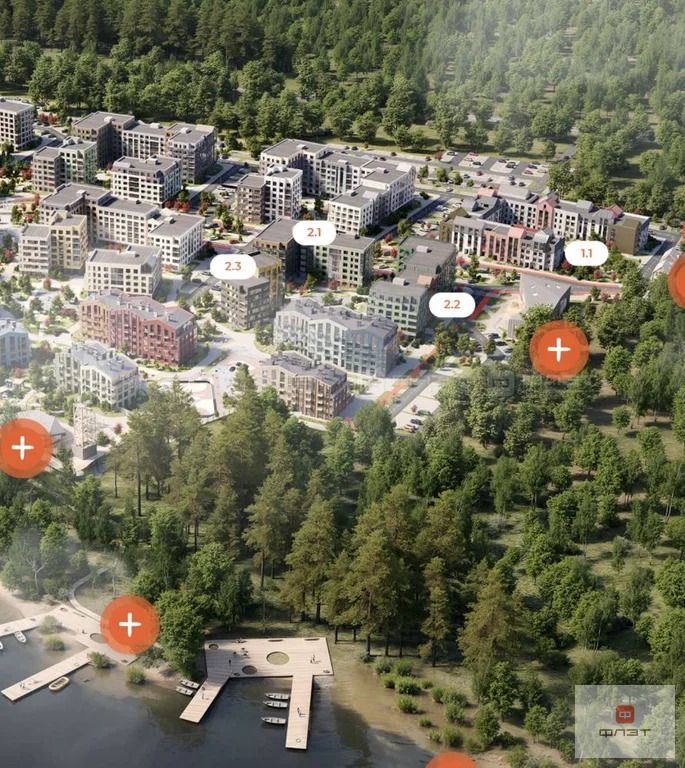 Продажа квартиры в новостройке, Октябрьский, Зеленодольский район, ул. ... - Фото 2
