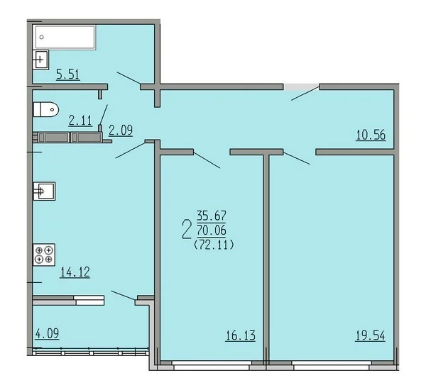 Купить Двухкомнатную Солнечный Город