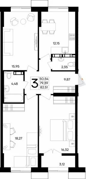 Продажа квартиры в новостройке, Севастополь, ул. Мате Залки - Фото 1