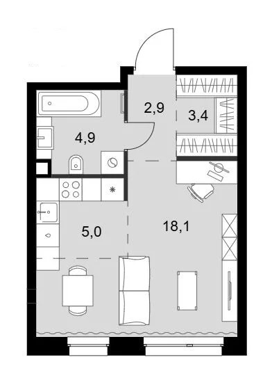 Продажа квартиры в новостройке, м. Дубровка, ул. Шарикоподшипниковская - Фото 14