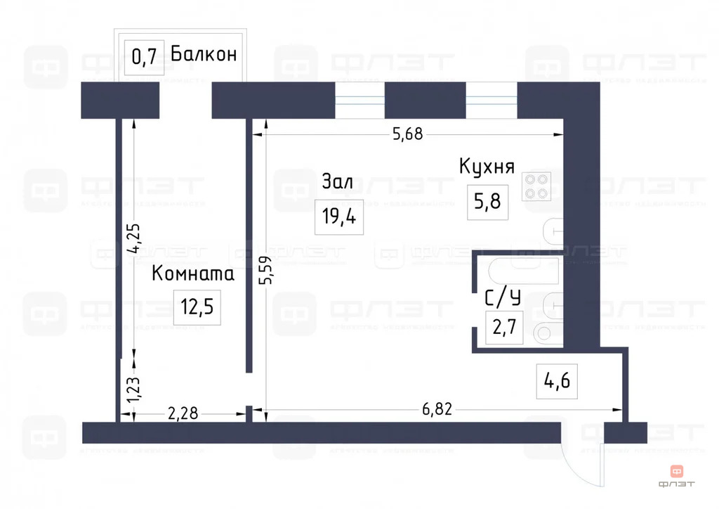 Продажа квартиры, Казань, ул. 8 Марта - Фото 16
