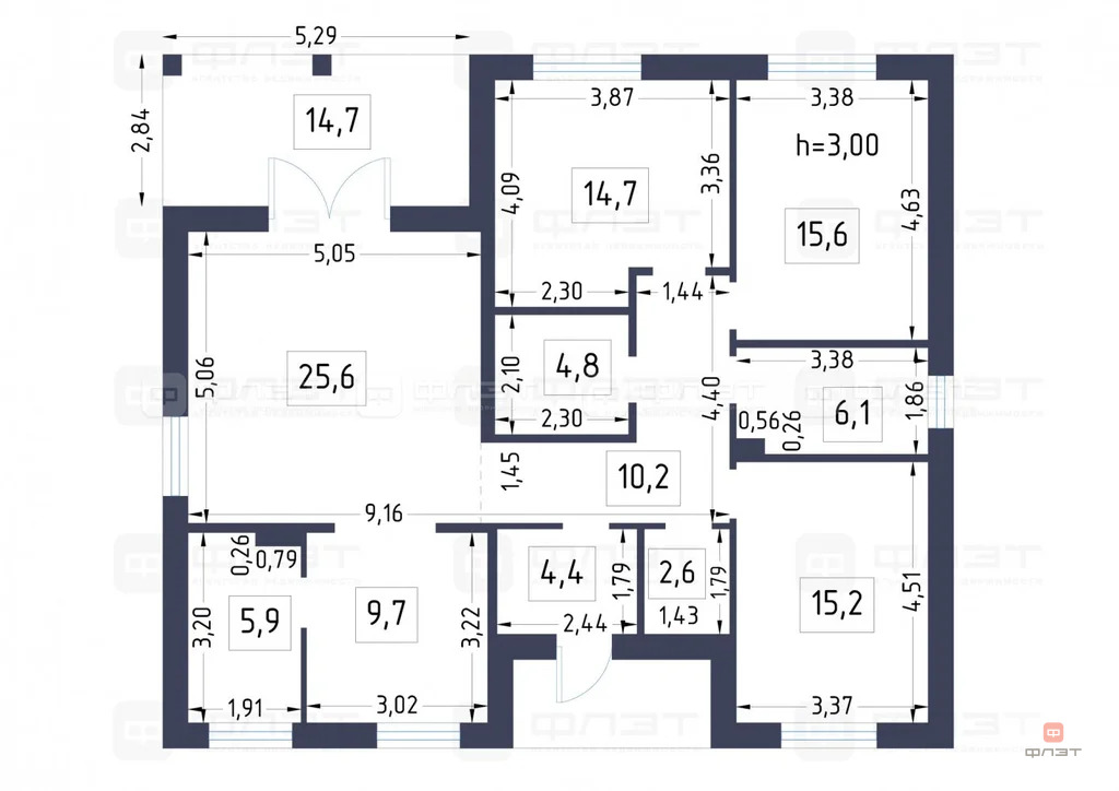 Продажа дома, Травкино, Лаишевский район, ул. Парковая - Фото 16