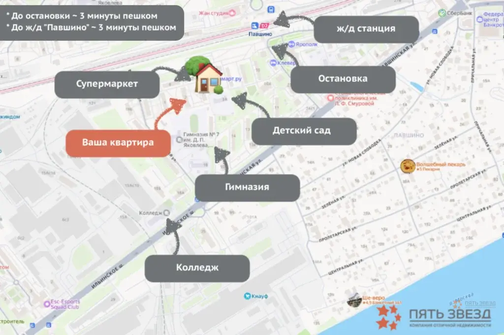 Продается 1-комнатная квартира Красногорск, Вокзальная ул., 17А - Фото 27