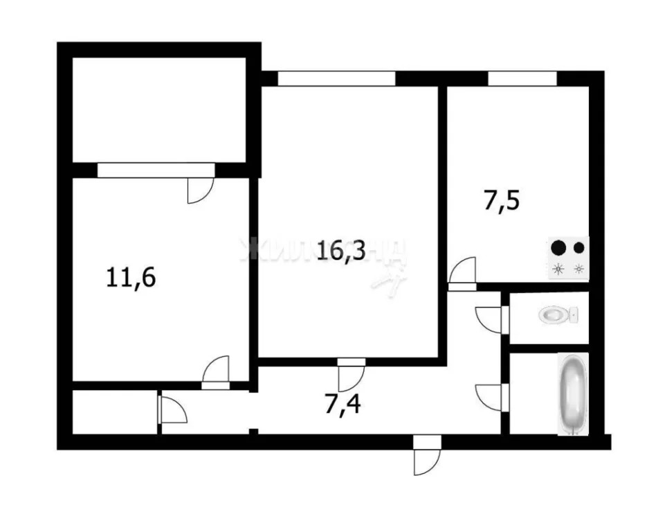 Продажа квартиры, Новосибирск, ул. Комсомольская - Фото 6