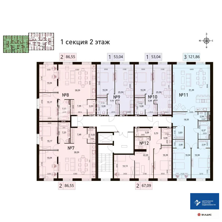 Продажа квартиры, Рязань, жилой комплекс Мещера - Фото 12