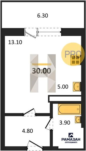 Продажа квартиры в новостройке, Набережные Челны, Авангардная ул. - Фото 1