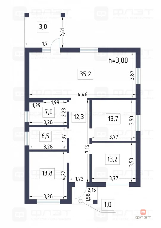 Продажа дома, Лаишевский район, ул. Сергея Аксанова - Фото 36