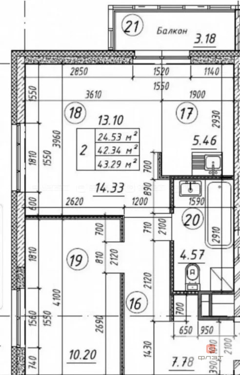 Продажа квартиры, Казань, ул. Архитектора Гайнутдинова - Фото 22